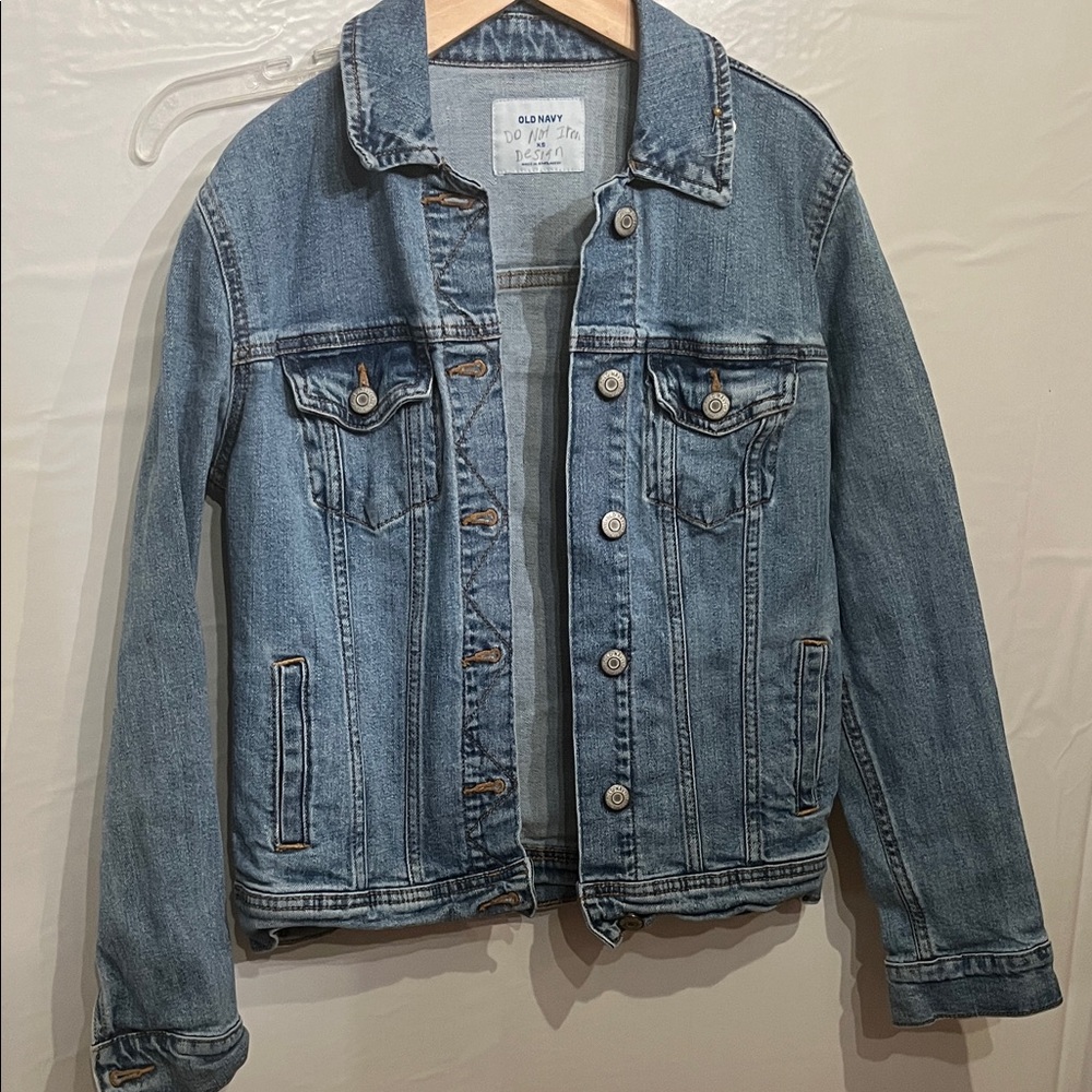 Upcycled Old Navy Light Blue Denim Jacket
